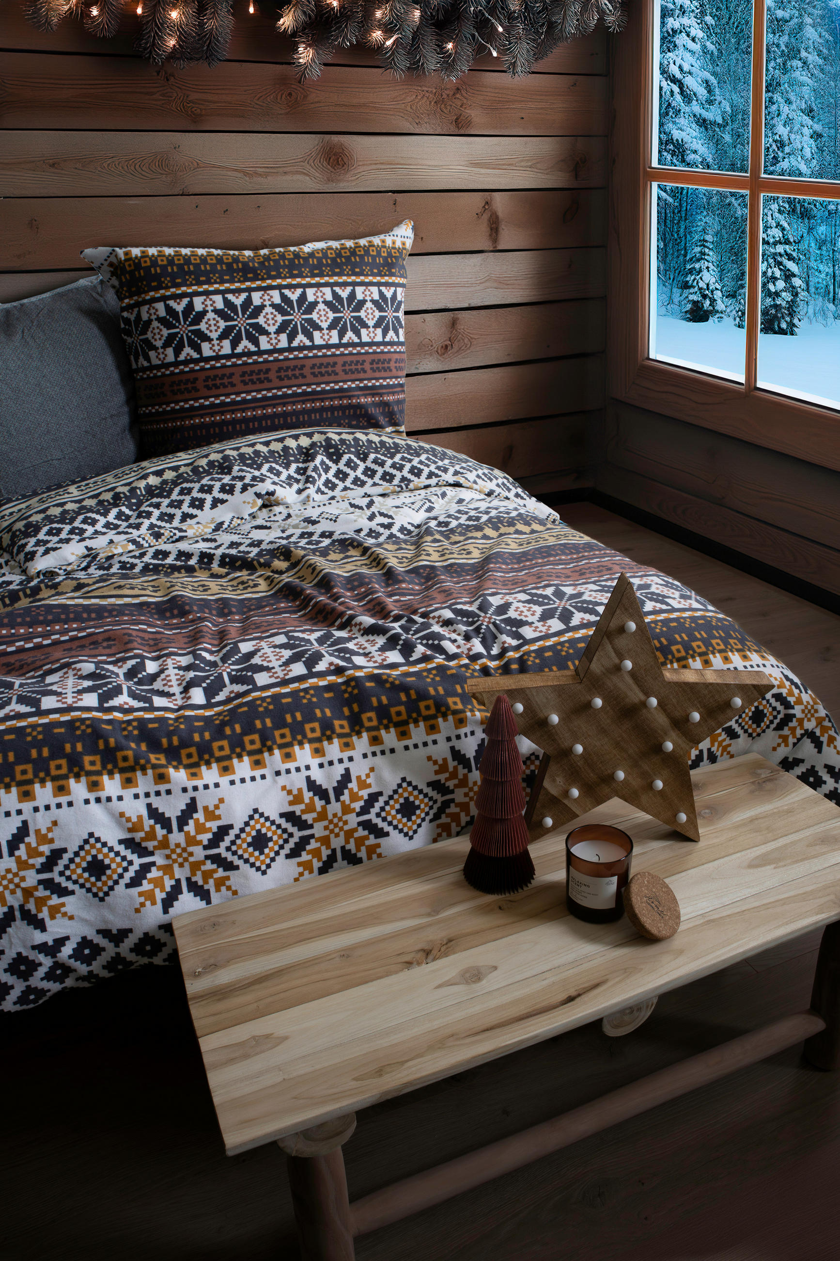 BETTWÄSCHE Aspen Biber 135/200 cm  - Gelb, Design, Textil (135/200cm) - Fleuresse
