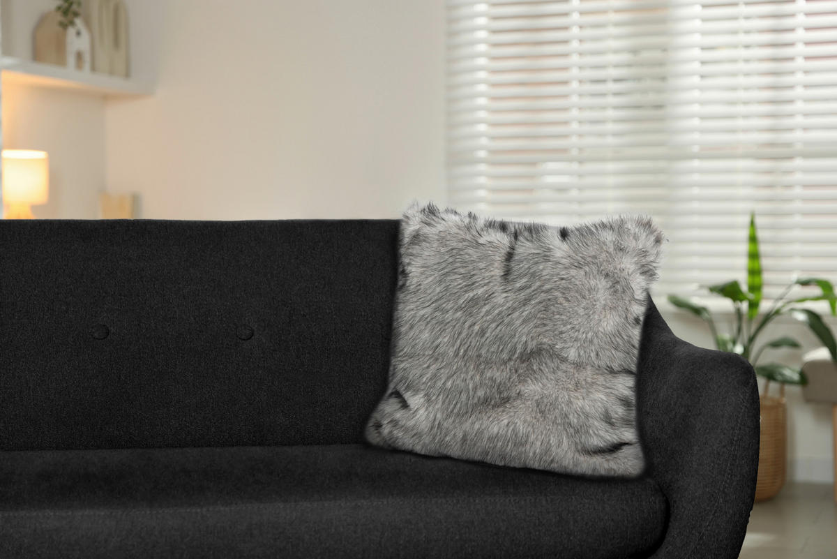 ZIERKISSEN  45/45 cm   - Beigebraun, Basics, Textil (45/45cm) - Novel