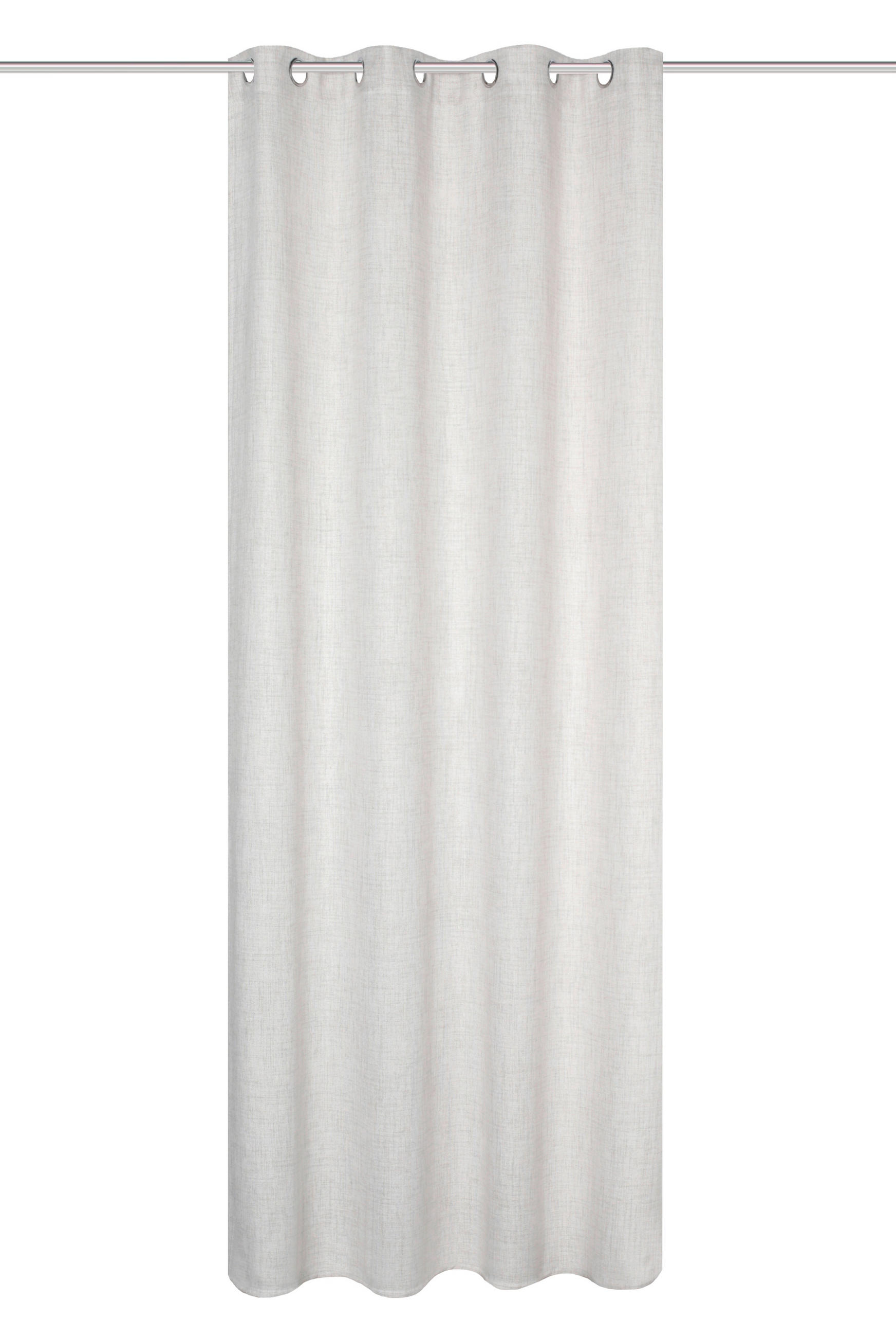 ÖSENSCHAL blickdicht 140/145 cm   - Creme, Basics, Textil (140/145cm)