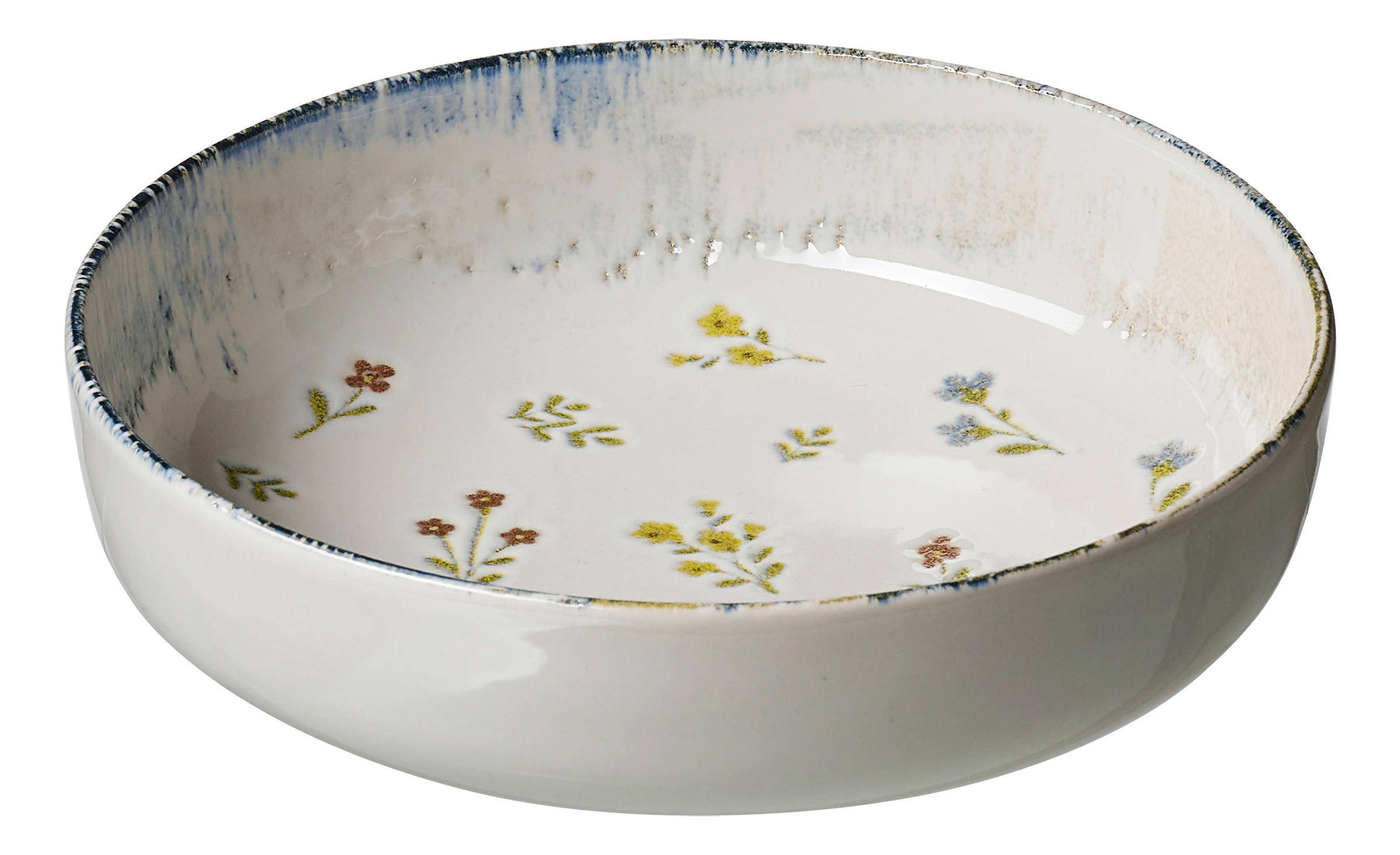 SUPPENSCHALE Creme, Multicolor Steinzeug Viola  - Multicolor/Creme, ROMANTIK / LANDHAUS, Keramik (18/5cm) - Ritzenhoff Breker