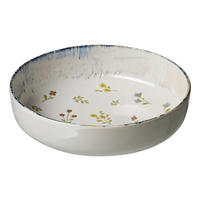 SUPPENSCHALE Creme, Multicolor Steinzeug Viola  - Multicolor/Creme, ROMANTIK / LANDHAUS, Keramik (18/5cm) - Ritzenhoff Breker