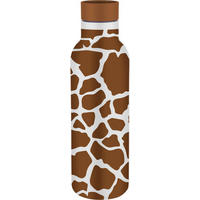 HŐSZIGETELT PALACK 0.45 l  - barna/fehér, Trend, műanyag/fém (7/23cm) - Homeware Profession.