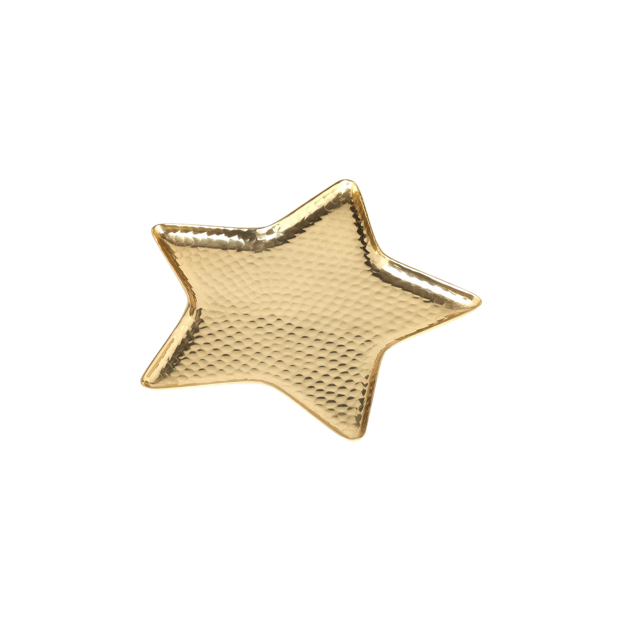 DEKOTABLETT   25,5/25,5/1 cm   - Goldfarben, LIFESTYLE, Metall (25,5/25,5/1cm) - X-Mas