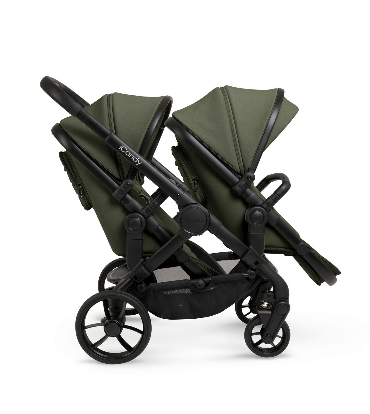 rok isporuke 60 dana  Peach 7  - zelena/tamno zelena, Basics, metal/tekstil (75/55/39cm) - ICANDY