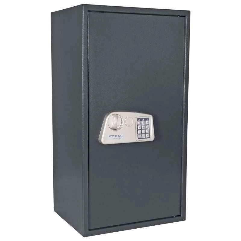 TRESOR - Anthrazit, KONVENTIONELL, Metall (45/85/36cm) - ROTTNER