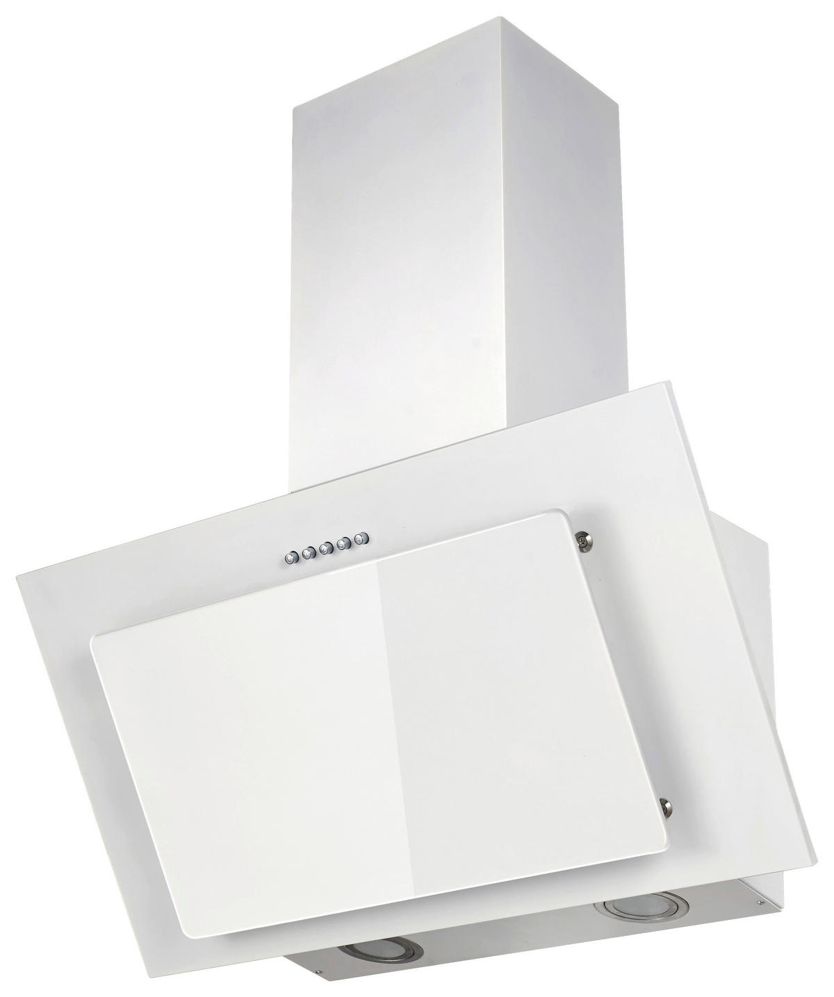 DUNSTABZUGSHAUBE CH33060WB  - Weiß, Trend, Glas/Metall (59,5/68,1-101,1/30cm) - Respekta