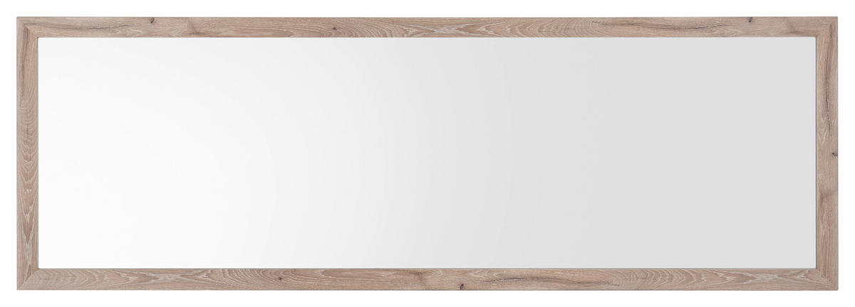 OGLEDALO ZIDNO  180/60/3,5 cm     - boje hrasta, Design, staklo/drvni materijal (180/60/3,5cm) - MID.YOU