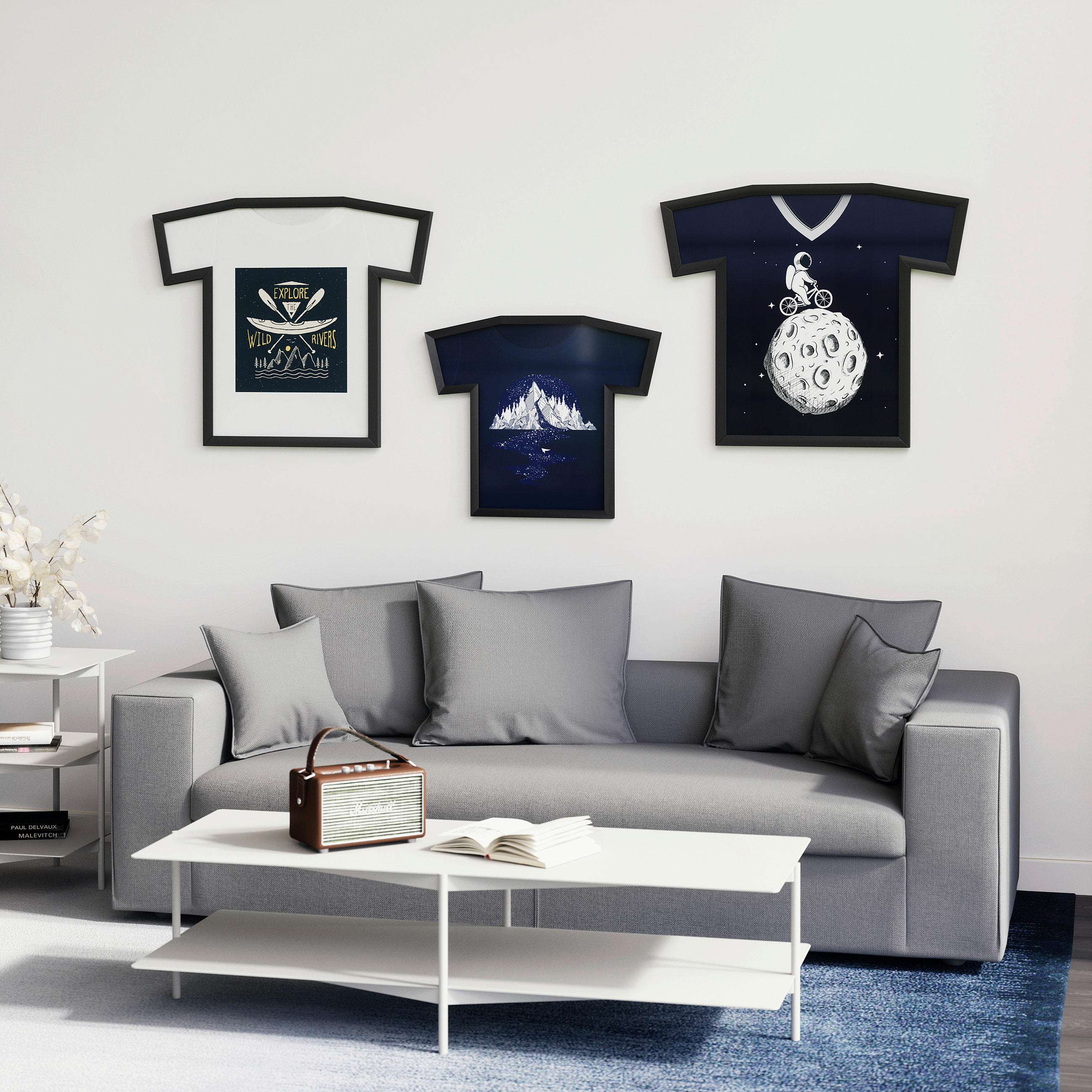 FOTORAHMEN - Schwarz, Design, Kunststoff (3,2/62,2/72,4cm) - Umbra
