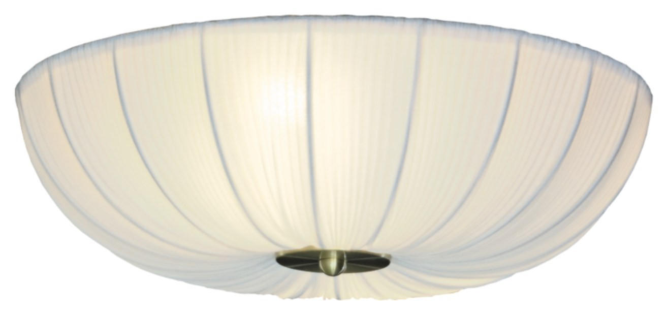 Plafond Aneta Aneta  - vit, Klassisk, metall/textil (45/12,5/45cm) - Best Price