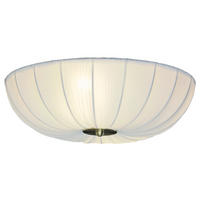 Plafond Aneta Aneta  - vit, Klassisk, metall/textil (45/12,5/45cm) - Best Price