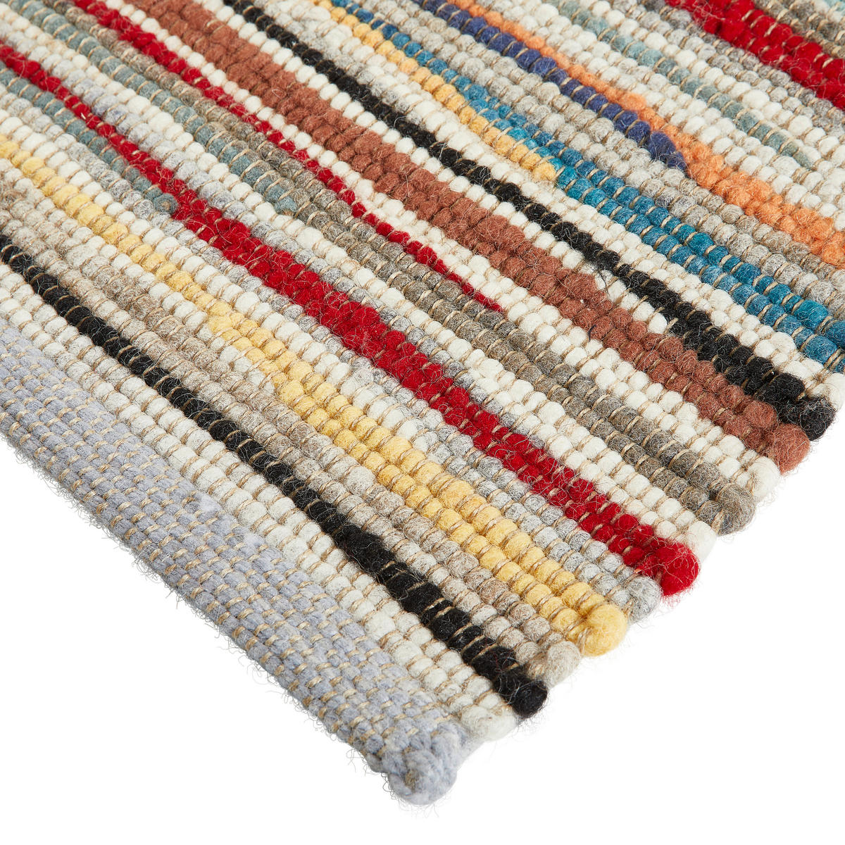 RUČNĚ TKANÝ KOBEREC, 70/130 cm, vícebarevná - vícebarevná, Basics, textil (70/130cm) - Linea Natura