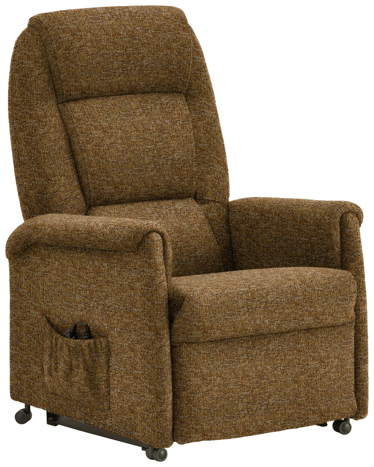 FERNSEHSESSEL in Flachgewebe Karamell  - Karamell/Schwarz, KONVENTIONELL, Kunststoff/Textil (69/105/82cm) - Himolla