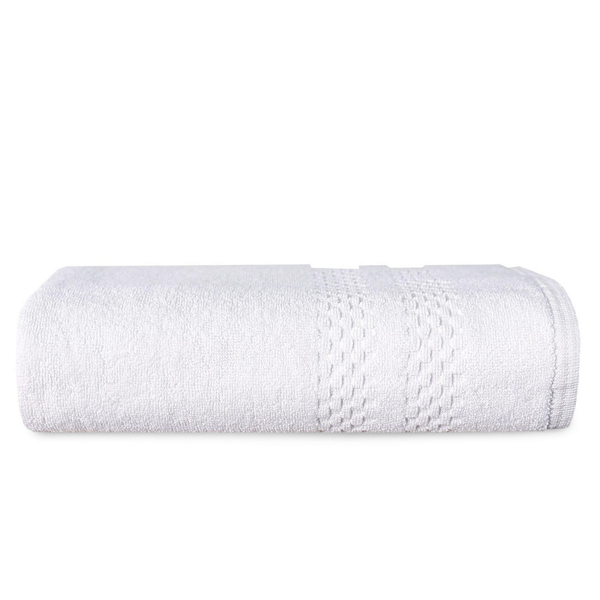 RUČNIK , bijela  CHECK  - bijela, Basics, tekstil (70/140cm) - Boxxx