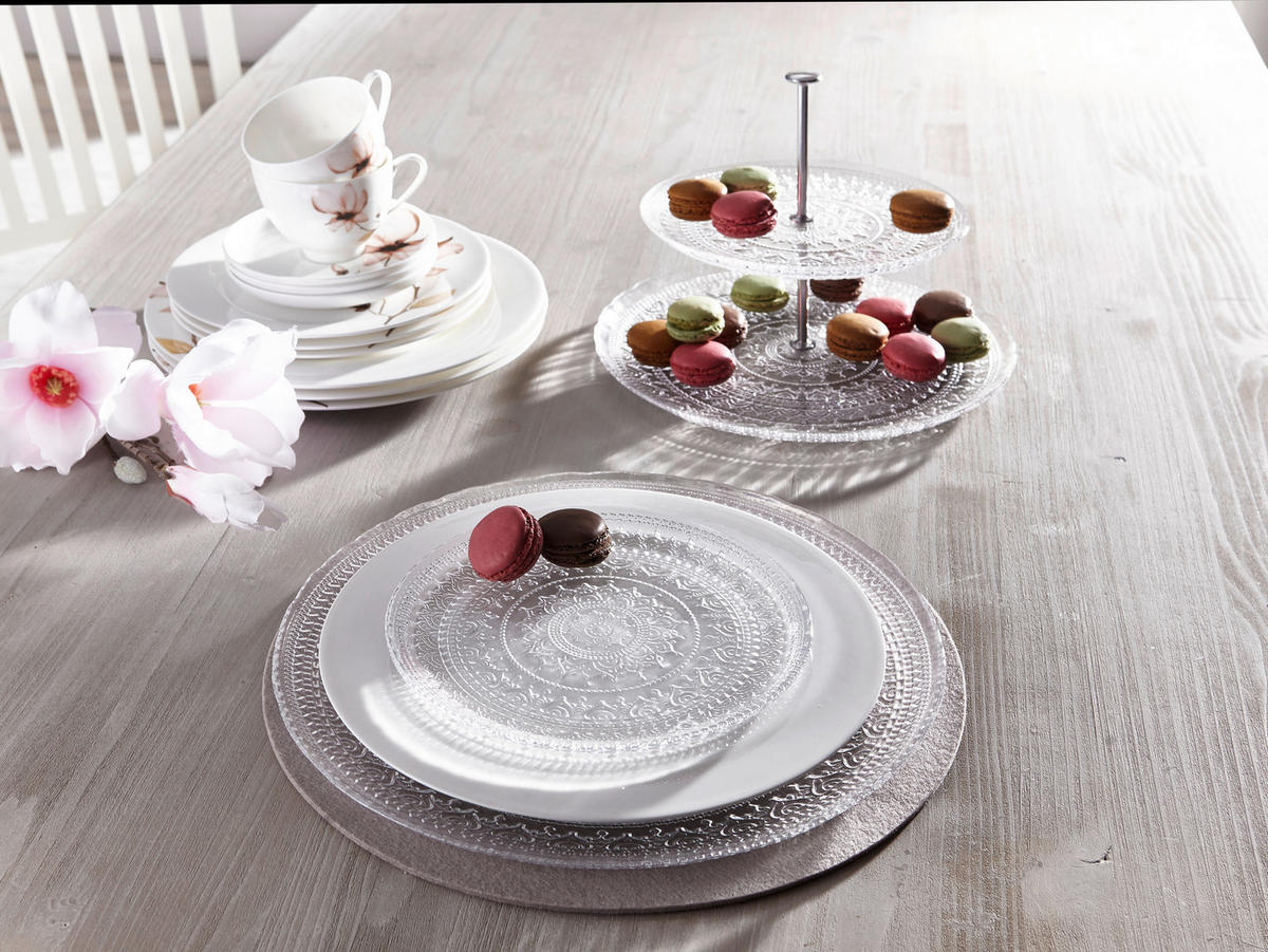 PLATZTELLER Glas  - Transparent, Basics, Glas (33/2cm) - Novel