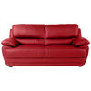2-SITZER-SOFA in Lederlook Rot  - Rot, Design, Kunststoff/Textil (209/97/100cm) - Livetastic