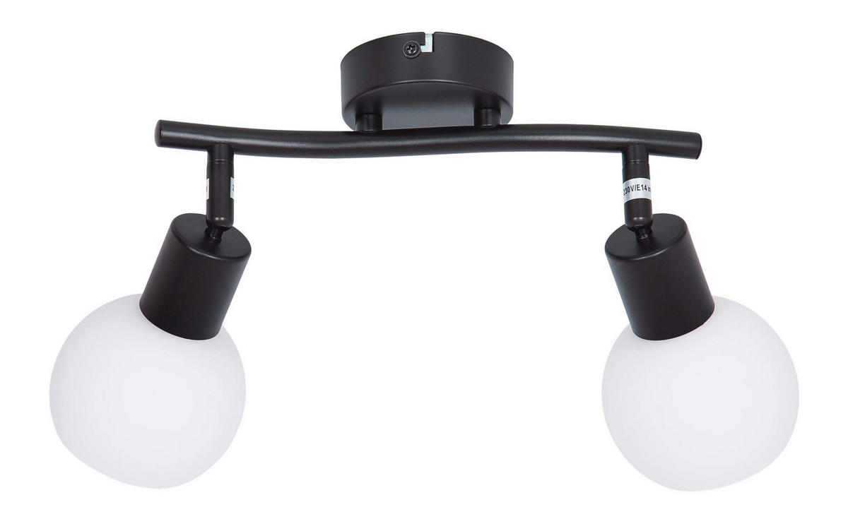 REFLEKTOR LOXY  - bijela/crna, Basics, staklo/metal (9/25/21cm)