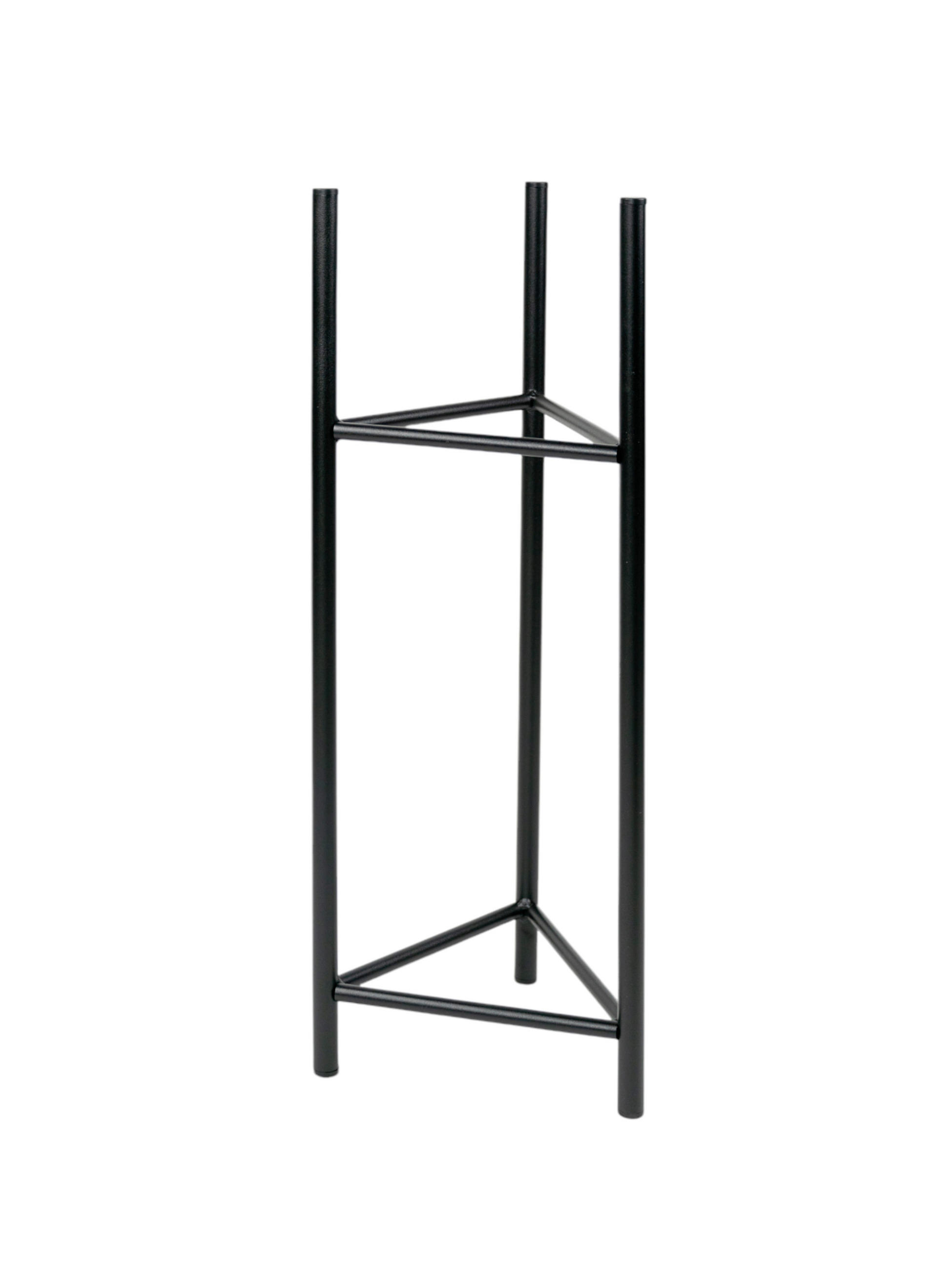 BLUMENSTÄNDER in Metall  - Schwarz, Basics, Metall (23/60/23cm)