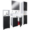 BADEZIMMER  in 122 cm  - Schwarz/Weiß, MODERN, Holzwerkstoff (122cm) - MID.YOU