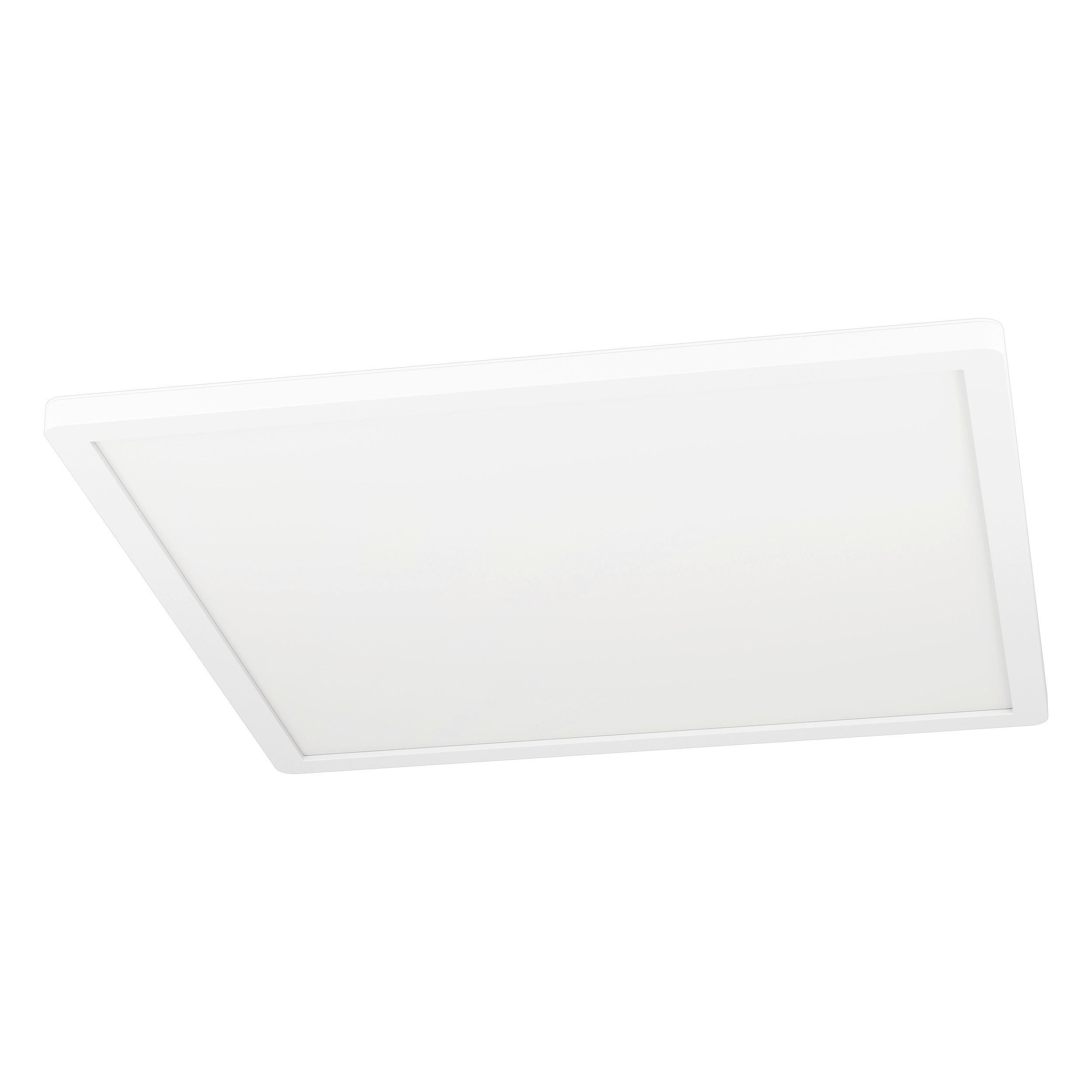 LED-DECKENLEUCHTE 42/42/2,5 cm    - Weiß, Design, Kunststoff (42/42/2,5cm)
