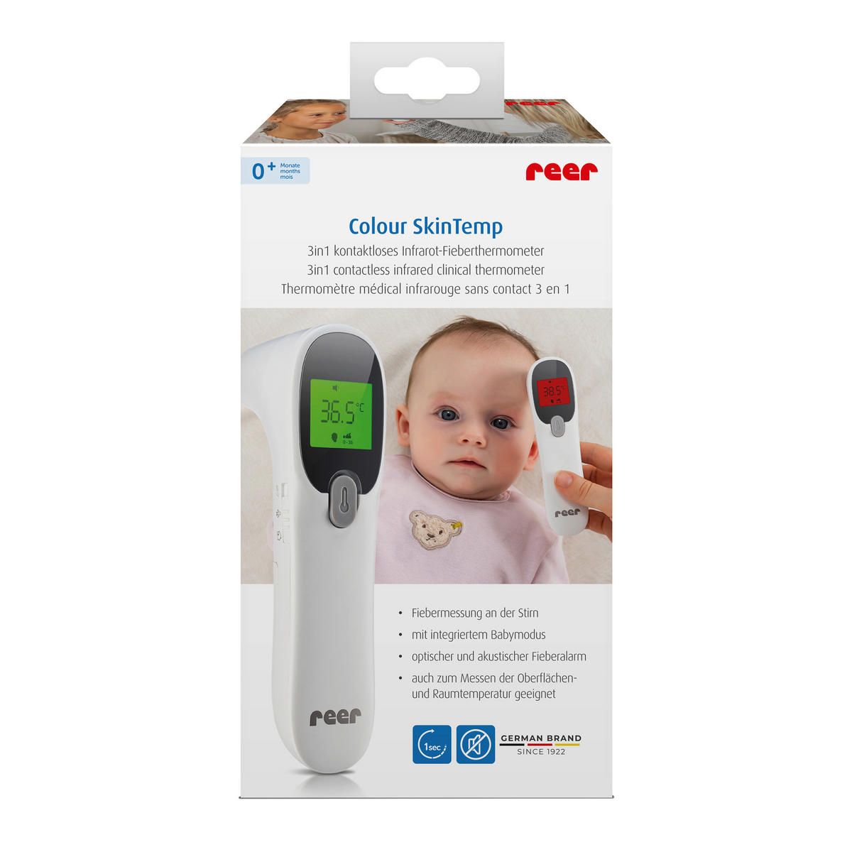 FIEBERTHERMOMETER - Weiß, Basics, Kunststoff (19,5/9,7/5,8cm) - Reer
