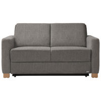 SCHLAFSOFA in Textil Schlammfarben, Hellbraun  - Hellbraun/Schlammfarben, Konventionell, Holz/Textil (160/86/92cm) - Sedda