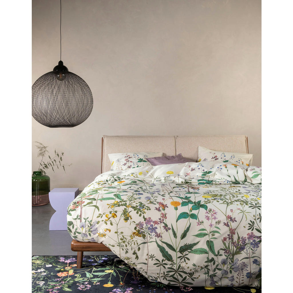 Thumbnail - Essenza Bettwäsche Augustina, Creme, Textil, Blume, 155x220 cm, Gots, Schlaftextilien, Bettwäsche, Bettwäsche, Satin-Bet...