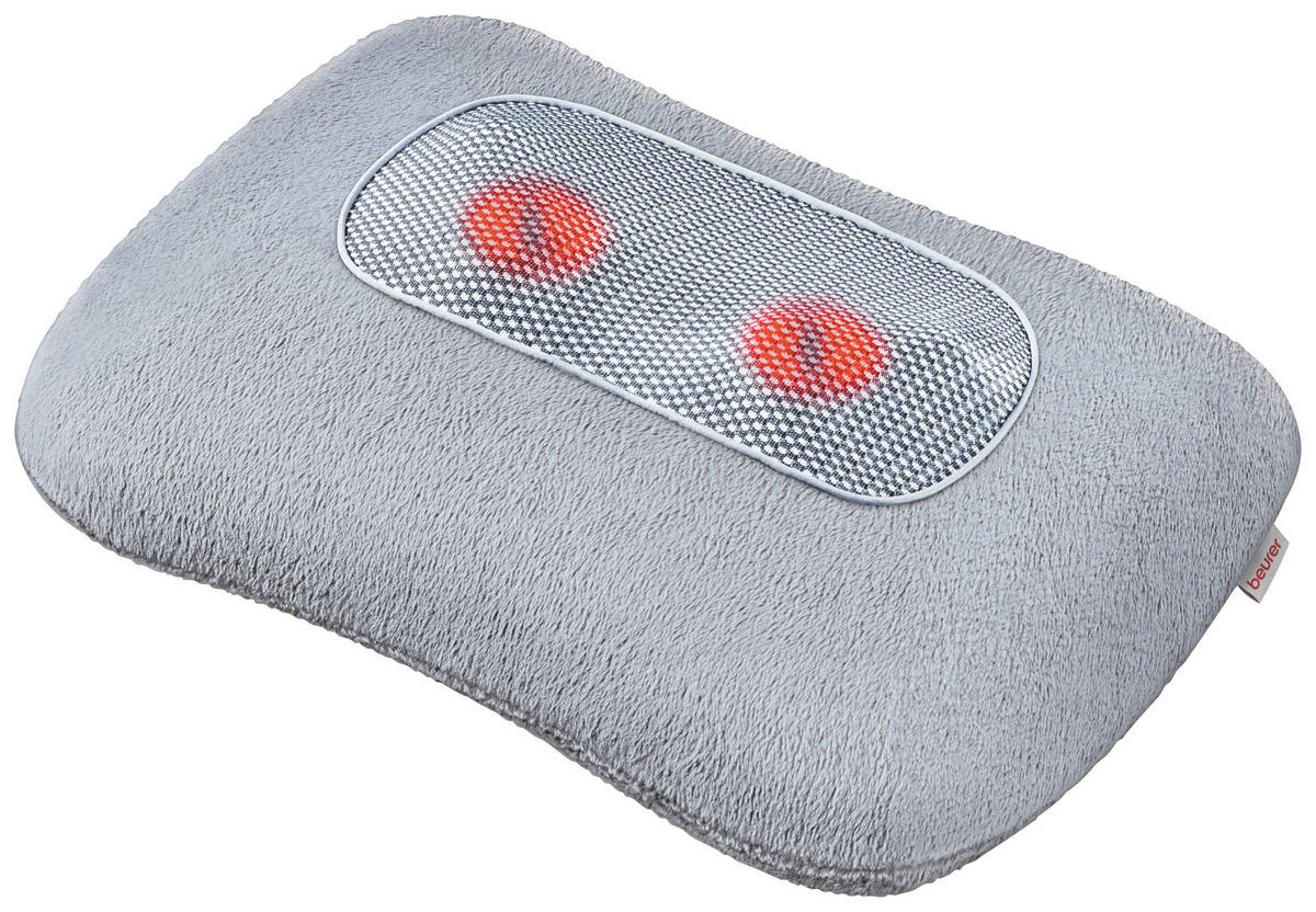 MASSAGEKISSEN - Grau, KONVENTIONELL, Kunststoff (32,5/24,3/12cm) - Beurer