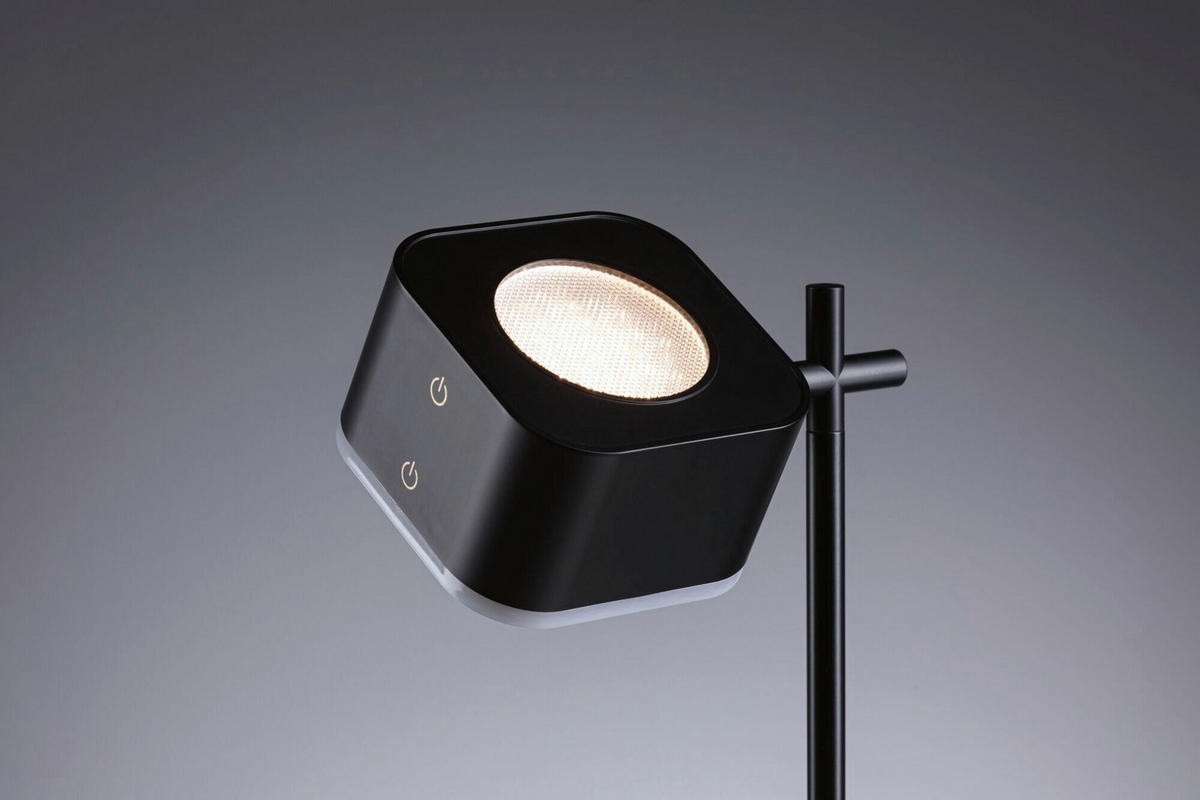 AKKU-TISCHLEUCHTE Varia Magnetic 11/13,8/37,2 cm   - Schwarz, Basics, Kunststoff/Metall (11/13,8/37,2cm) - Paulmann