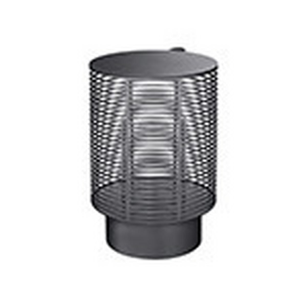 LATERNE - Dunkelgrau, Basics, Metall (26/37,5cm) - Blomus