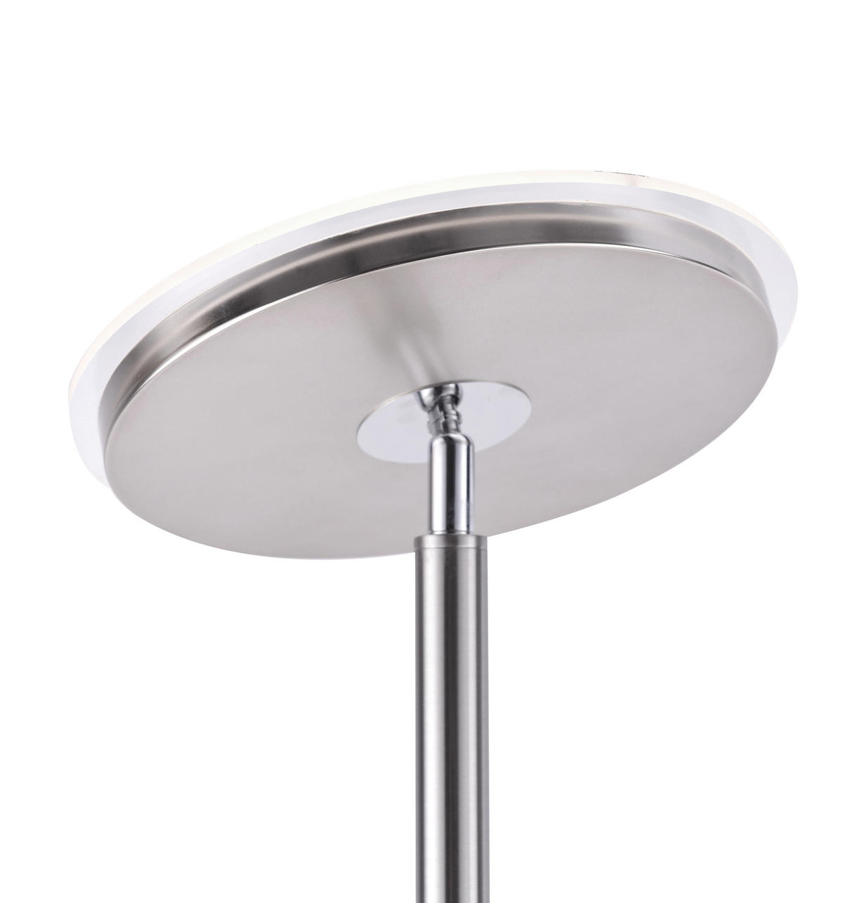 LED-Stehleuchte 30/30/181 cm    - Nickelfarben, KONVENTIONELL, Metall (30/30/181cm)
