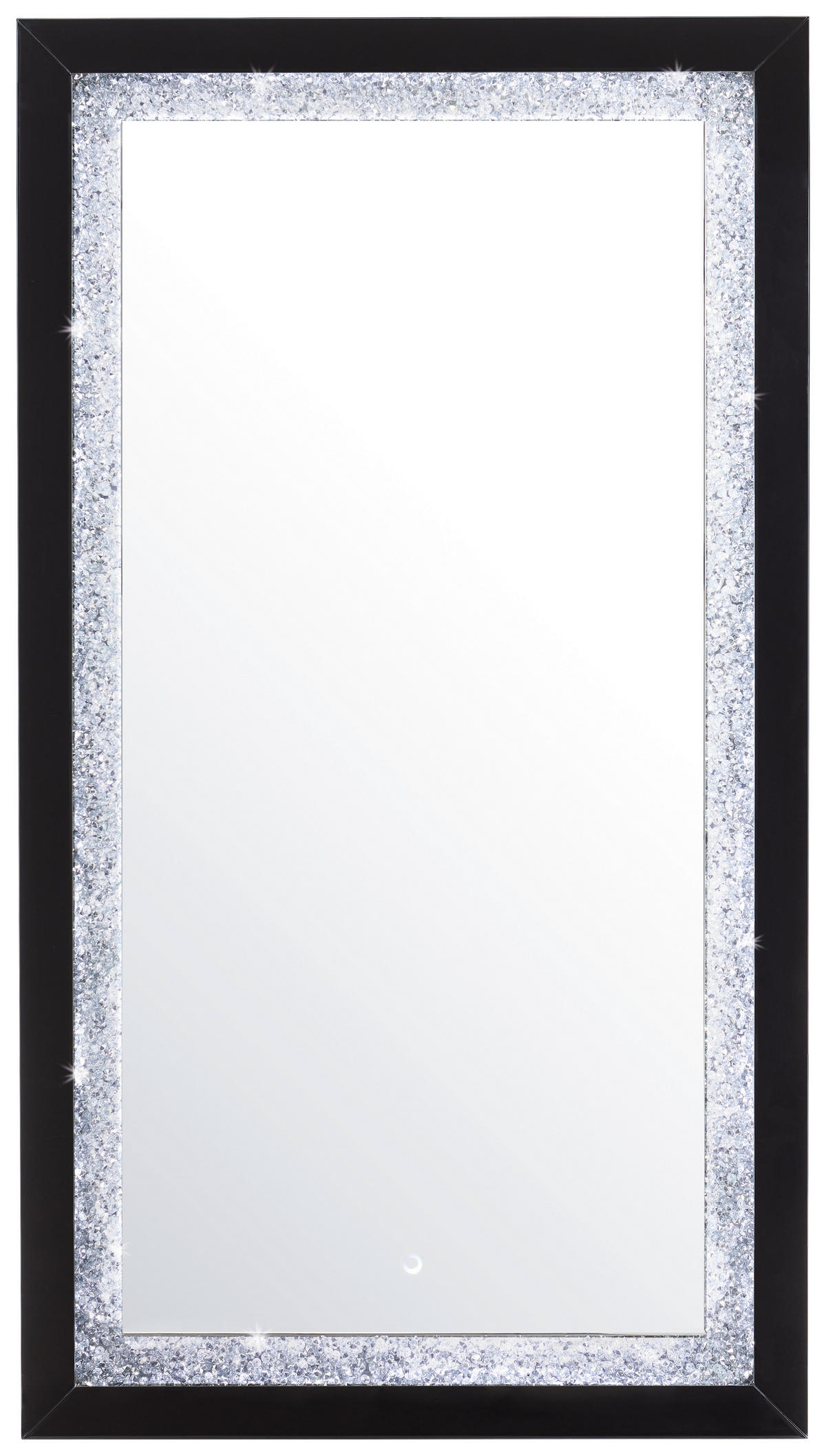 FALI TÜKÖR 100/180/5,5 cm    - fekete/ezüstszínű, Design, faalapú anyag/Üveg (100/180/5,5cm) - Xora