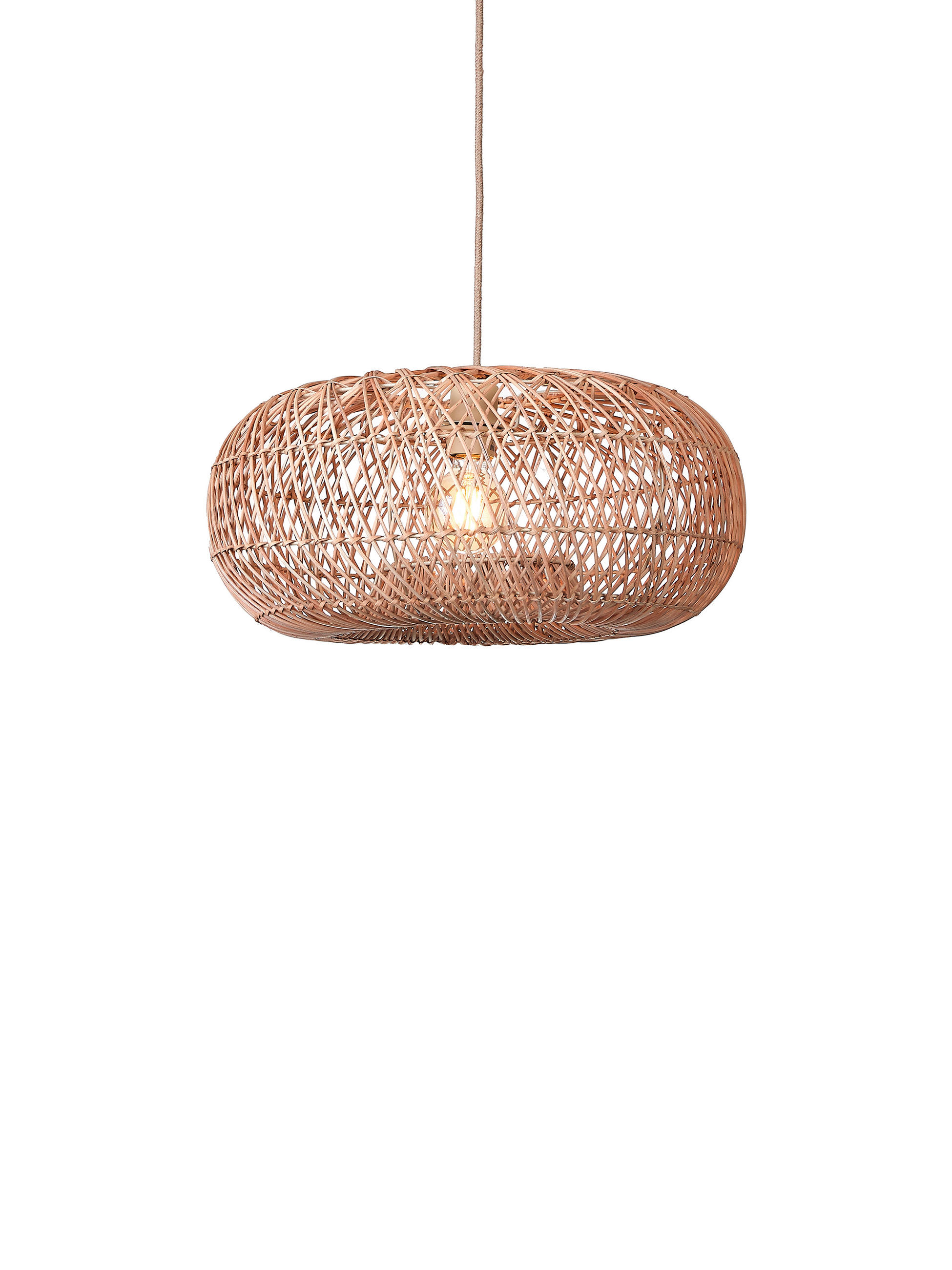 HÄNGELEUCHTE 50/23 cm    - Naturfarben, Basics, Holz (50/23cm) - Good & Mojo