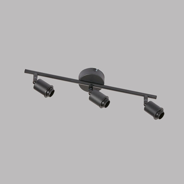 DECKENLEUCHTE     - Schwarz, Basics, Metall (42/8/5cm) - Fischer & Honsel
