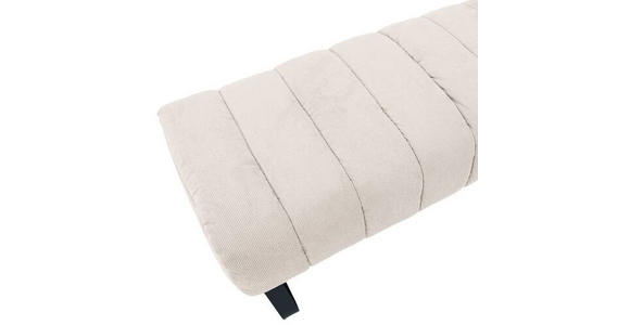 SITZBANK in Textil Schwarz, Beige  - Beige/Schwarz, Design, Textil/Metall (175/52/53cm) - Novel