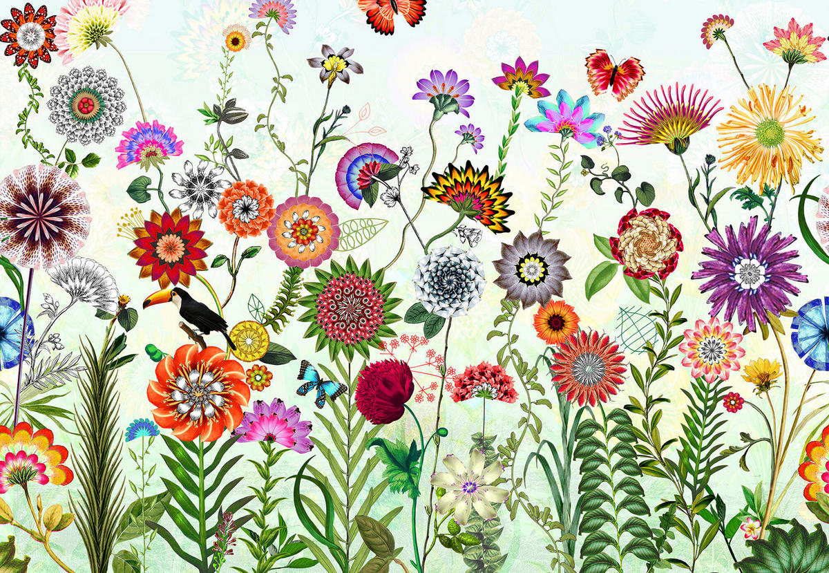 FOTOTAPET 368/254 cm  - Natur, papper (368/254cm)