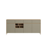 SIDEBOARD  193/85/39 cm 4 Schublade(n)  - Eukalyptusholzfarben/Eichefarben, Design, Holzwerkstoff (193/85/39cm) - MID.YOU