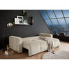 SCHLAFSOFA in Chenille Beige  - Beige/Schwarz, KONVENTIONELL, Kunststoff/Textil (235/88/120cm) - MID.YOU