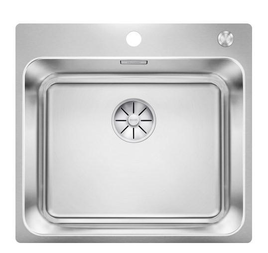 SPÜLE Solis  - Edelstahlfarben, Basics, Metall (54/18,5/50cm) - Blanco