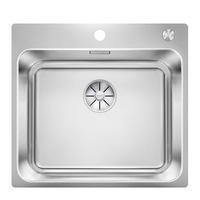 SPÜLE Solis  - Edelstahlfarben, Basics, Metall (54/18,5/50cm) - Blanco