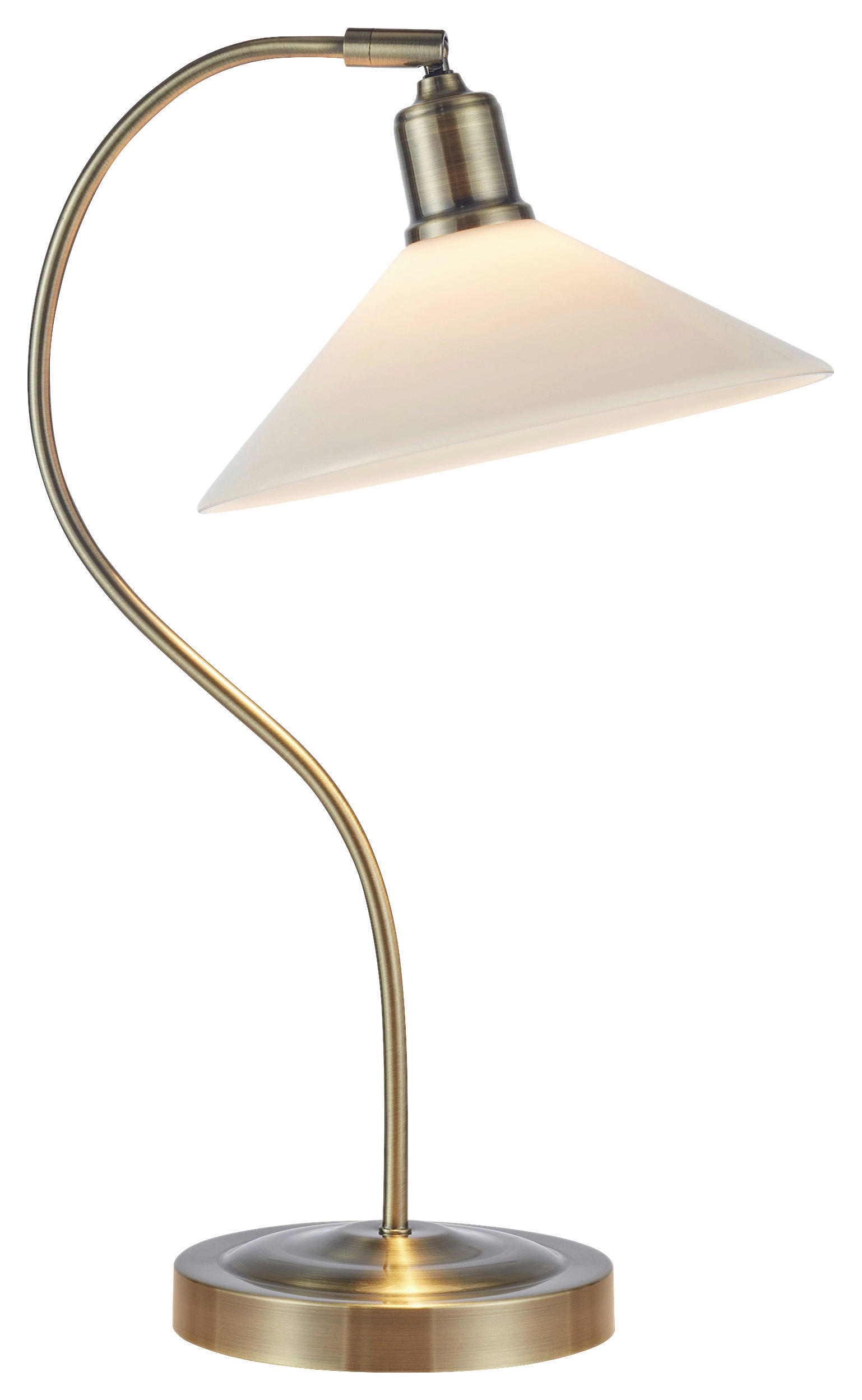 TISCHLEUCHTE Skandinavisch, Modern 27,5/25/49 cm  - Weiß, Basics, Metall (27,5/25/49cm) - Markslöjd