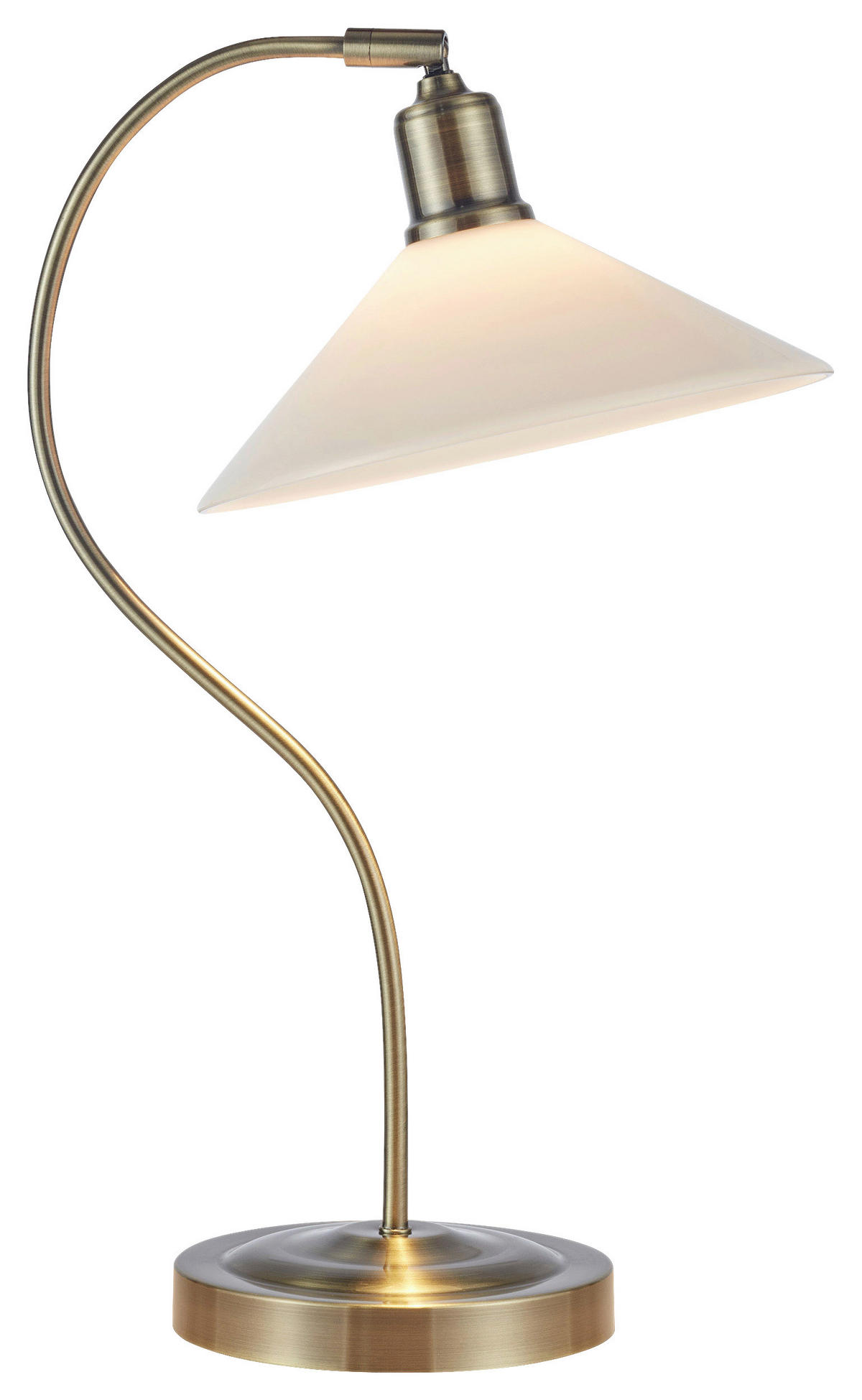 TISCHLEUCHTE Skandinavisch, Modern 27,5/25/49 cm  - Weiß, Basics, Metall (27,5/25/49cm) - Markslöjd