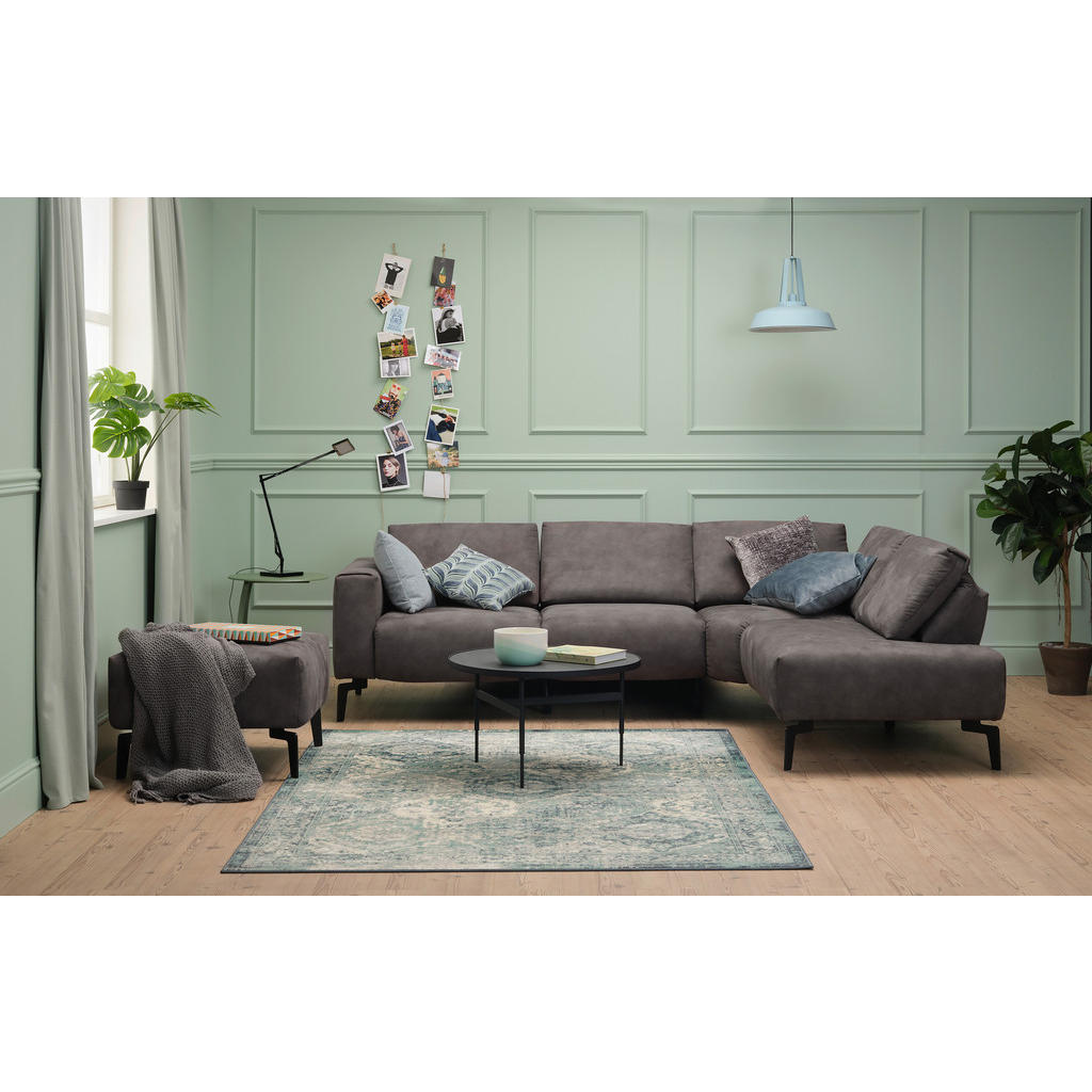 Thumbnail - Sensoo Ecksofa Cosy, Rot, Textil, 5-Sitzer, Ottomane links, L-Form, 256x193 cm, Stoffauswahl, Armteil links, rechts, Woh...