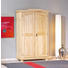 DREHTÜRENSCHRANK 2 -türig Kiefer massiv Naturfarben - Naturfarben, LIFESTYLE, Holz/Metall (104/180/56cm) - Carryhome