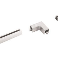 SCHIENENSYSTEM-VERBINDER m6 HV Track 4   - Nickelfarben, Basics, Metall (7/7cm) - Fischer & Honsel