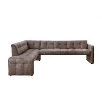 ECKBANK 265/197 cm  in Braun  - Schwarz/Braun, MODERN, Holz/Holzwerkstoff (265/197cm) - Livetastic