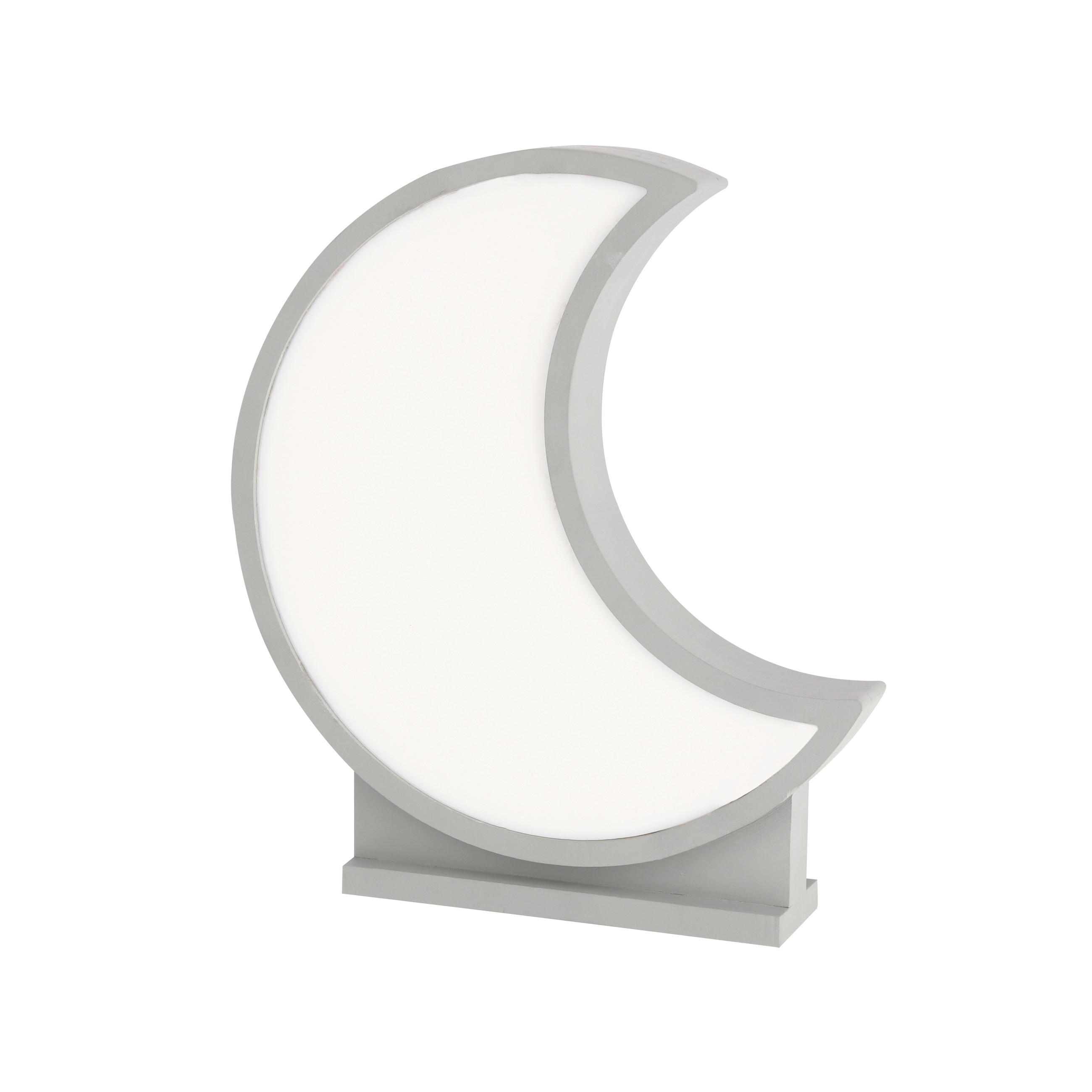 BORDSLAMPA FÖR BARN - grå, Basics, trämaterial/plast (26/5/29.5cm)