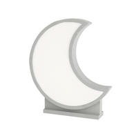 BORDSLAMPA FÖR BARN - grå, Basics, trämaterial/plast (26/5/29.5cm)