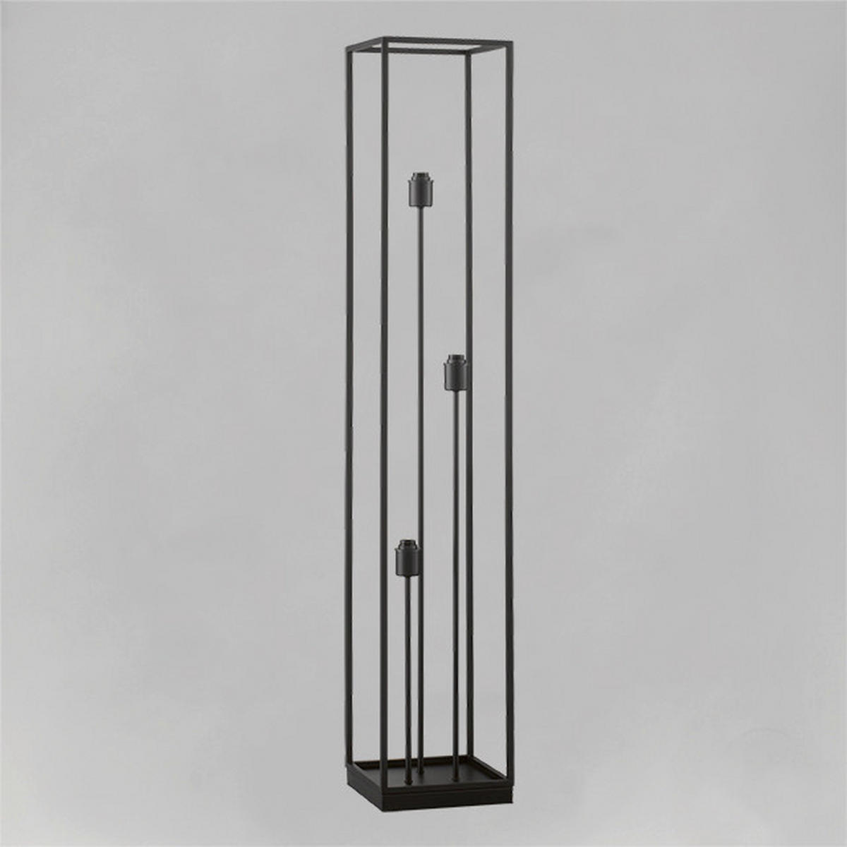 GOLVLAMPA Modular XS 22/22/122,50 cm    - svart, Basics, metall (22/22/122,50cm) - Fischer & Honsel