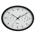 WANDUHR   - Schwarz, Basics, Glas/Kunststoff (22,6/29,4cm) - Ambia Home