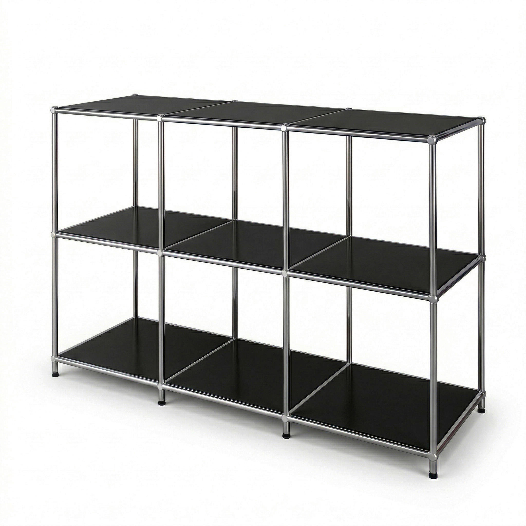 SIDEBOARD Concept Epure MK-018 116/82/40 cm  - Schwarz, Basics, Metall (116/82/40cm) - Floordirekt